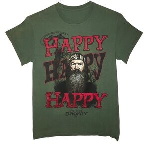 Duck Dynasty Tee Shirt  "Happy Happy Happy" S/M
